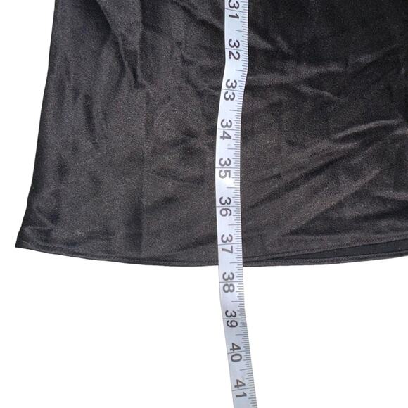 Alice + Olivia Black One-Shoulder Mini Dress - Picture 9 of 11